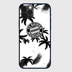 Чехол для iPhone 12 Pro Max Бавария Мюнхен тропики, цвет: 3D-черный
