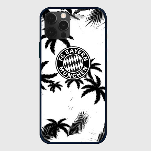 Чехол iPhone 12 Pro Max Бавария Мюнхен тропики / 3D-Черный – фото 1