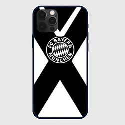 Чехол iPhone 12 Pro Max Бавария Мюнхен полосы