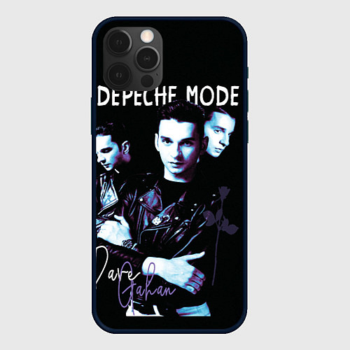 Чехол iPhone 12 Pro Max Dave Gahan Depeche Mode rose / 3D-Черный – фото 1