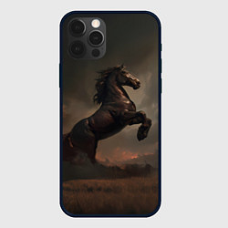 Чехол iPhone 12 Pro Max Лошадь встает на дыбы