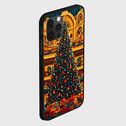 Чехол для iPhone 12 Pro Max Московская новогодняя елка, цвет: 3D-черный — фото 2