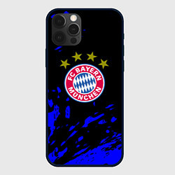 Чехол iPhone 12 Pro Max Бавария Мюнхен синие краски