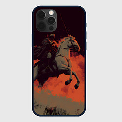 Чехол iPhone 12 Pro Max Всадник на лошади