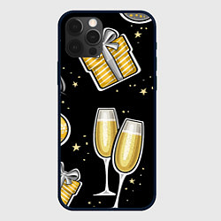Чехол для iPhone 12 Pro Max Новогодний вайб, цвет: 3D-черный