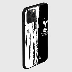 Чехол для iPhone 12 Pro Max Tottenham Hotspur белые краски, цвет: 3D-черный — фото 2