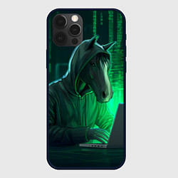 Чехол iPhone 12 Pro Max Конь хакер