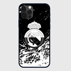 Чехол iPhone 12 Pro Max Реал Мадрид краски текстура