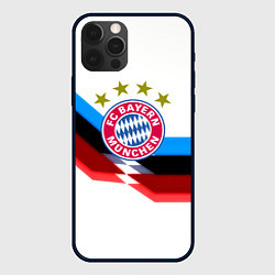 Чехол iPhone 12 Pro Max Бавария Мюнхен геометрия спорт
