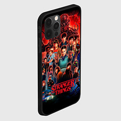 Чехол для iPhone 12 Pro Max Все герои Загадочные события финал, цвет: 3D-черный — фото 2