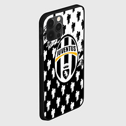 Чехол для iPhone 12 Pro Max Ювентус люди краски, цвет: 3D-черный — фото 2
