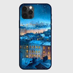 Чехол iPhone 12 Pro Max Крыши зимнего Питера