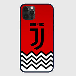 Чехол для iPhone 12 Pro Max Ювентус полосы спорт, цвет: 3D-черный