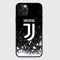Чехол iPhone 12 Pro Max Ювентус всплеск белых красок