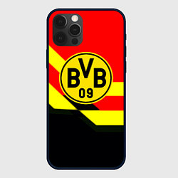 Чехол iPhone 12 Pro Max Borussia геомтерия спорт
