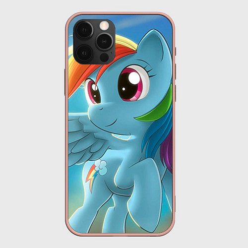 Чехол iPhone 12 Pro Max My littlle pony / 3D-Светло-розовый – фото 1