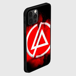 Чехол для iPhone 12 Pro Max Linkin Park: Red style, цвет: 3D-черный — фото 2