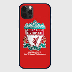 Чехол для iPhone 12 Pro Max Liverpool, цвет: 3D-черный