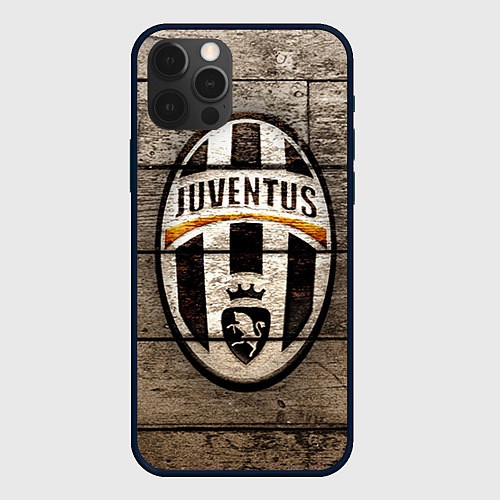 Чехол iPhone 12 Pro Max Juventus / 3D-Черный – фото 1