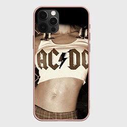 Чехол iPhone 12 Pro Max AC/DC Girl
