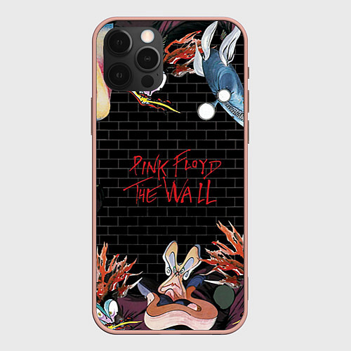 Чехол iPhone 12 Pro Max Pink Floyd: The Wall / 3D-Светло-розовый – фото 1