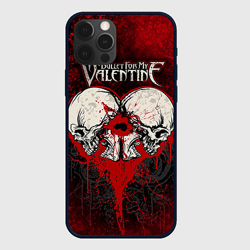 Чехол iPhone 12 Pro Max BFMV: Duo Skulls / 3D-Черный – фото 1