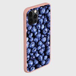 Чехол для iPhone 12 Pro Max Черника, цвет: 3D-светло-розовый — фото 2