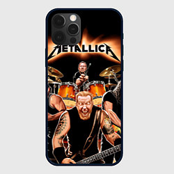 Чехол для iPhone 12 Pro Max Metallica Band, цвет: 3D-черный