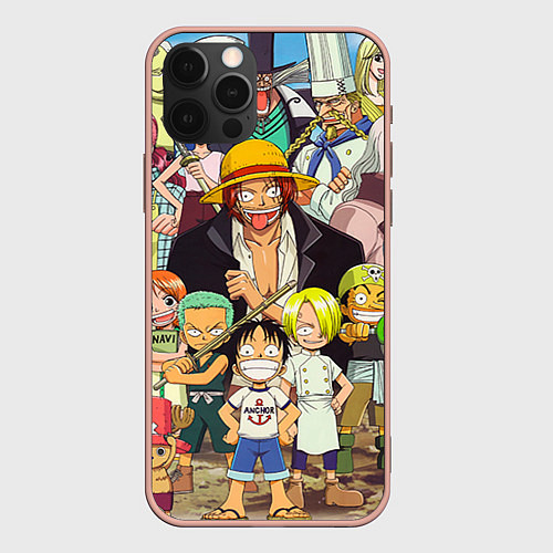 Чехол iPhone 12 Pro Max One Piece / 3D-Светло-розовый – фото 1