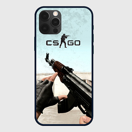 Чехол iPhone 12 Pro Max Counter-Strike: De Dust / 3D-Черный – фото 1