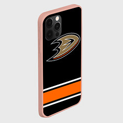 Чехол для iPhone 12 Pro Max Anaheim Ducks Selanne, цвет: 3D-светло-розовый — фото 2