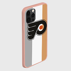 Чехол для iPhone 12 Pro Max Philadelphia Flyers, цвет: 3D-светло-розовый — фото 2