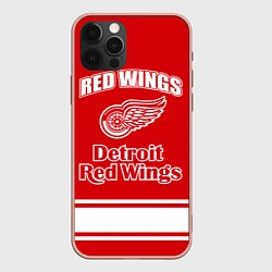 Чехол iPhone 12 Pro Max Detroit red wings