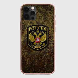 Чехол iPhone 12 Pro Max Камуфляж: Россия