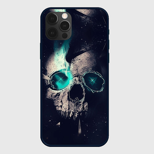 Чехол iPhone 12 Pro Max Skull eyes / 3D-Черный – фото 1