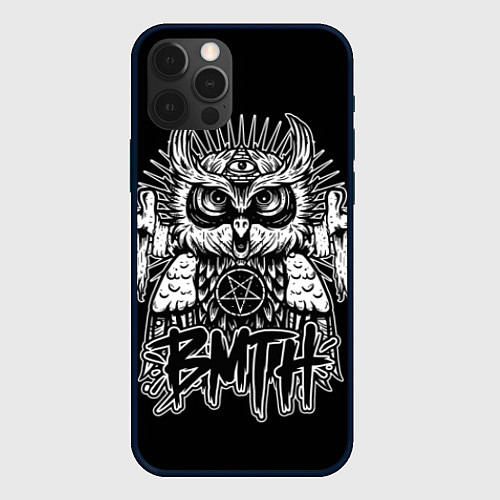 Чехол iPhone 12 Pro Max BMTH Owl / 3D-Черный – фото 1