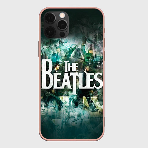 Чехол iPhone 12 Pro Max The Beatles Stories / 3D-Светло-розовый – фото 1