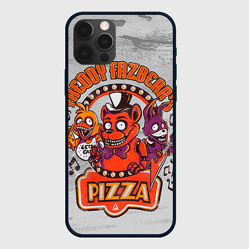 Чехол iPhone 12 Pro Max Freddy Pizza / 3D-Черный – фото 1