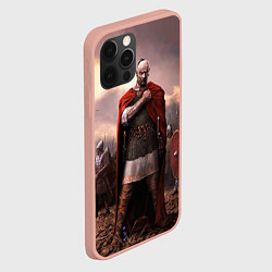 Чехол для iPhone 12 Pro Max Князь Святослав Игоревич, цвет: 3D-светло-розовый — фото 2