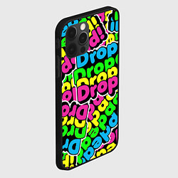 Чехол для iPhone 12 Pro Max Drop Dead: Acid Pattern, цвет: 3D-черный — фото 2