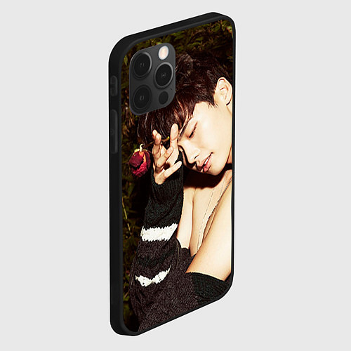 Чехол iPhone 12 Pro Max Lee Jong Hyun / 3D-Черный – фото 2