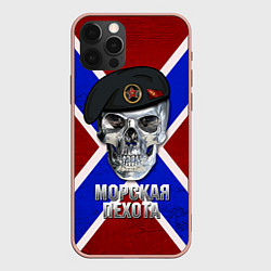 Чехол iPhone 12 Pro Max Череп: Морская пехота