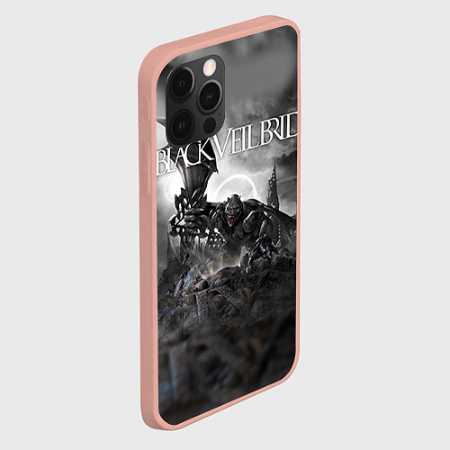 Чехол iPhone 12 Pro Max Black Veil Brides: Faithless / 3D-Светло-розовый – фото 2
