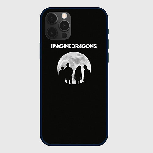 Чехол iPhone 12 Pro Max Imagine Dragons: Moon / 3D-Черный – фото 1