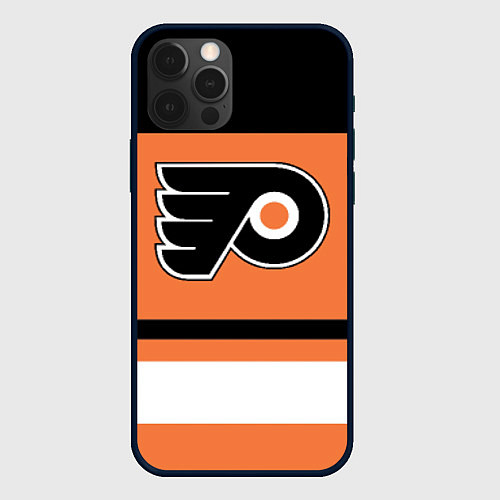 Чехол iPhone 12 Pro Max Philadelphia Flyers / 3D-Черный – фото 1