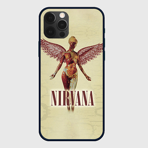 Чехол iPhone 12 Pro Max Nirvana Angel / 3D-Черный – фото 1