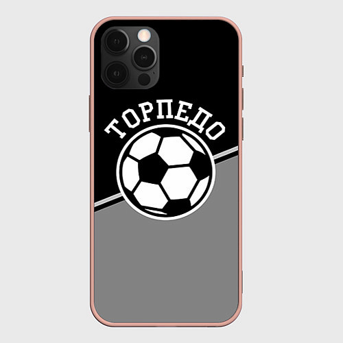 Чехол iPhone 12 Pro Max ФК Торпедо / 3D-Светло-розовый – фото 1