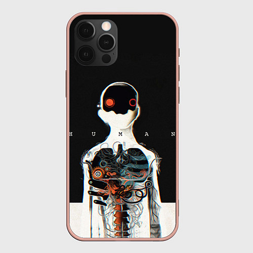 Чехол iPhone 12 Pro Max Three Days Grace: Skeleton / 3D-Светло-розовый – фото 1