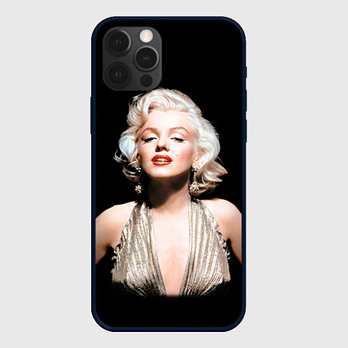 Чехол iPhone 12 Pro Max Мерлин Монро 2 / 3D-Черный – фото 1