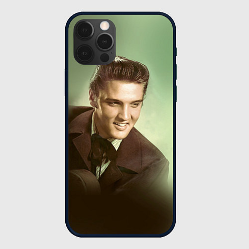 Чехол iPhone 12 Pro Max Elvis Young / 3D-Черный – фото 1